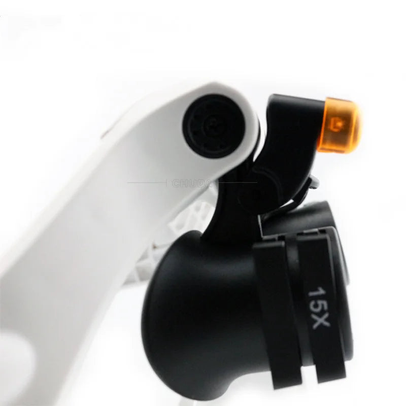 LED Illuminated Magnifying Glasses – Adjustable Loupe for Jewelers Illuminated Magnifier Loupe Axl