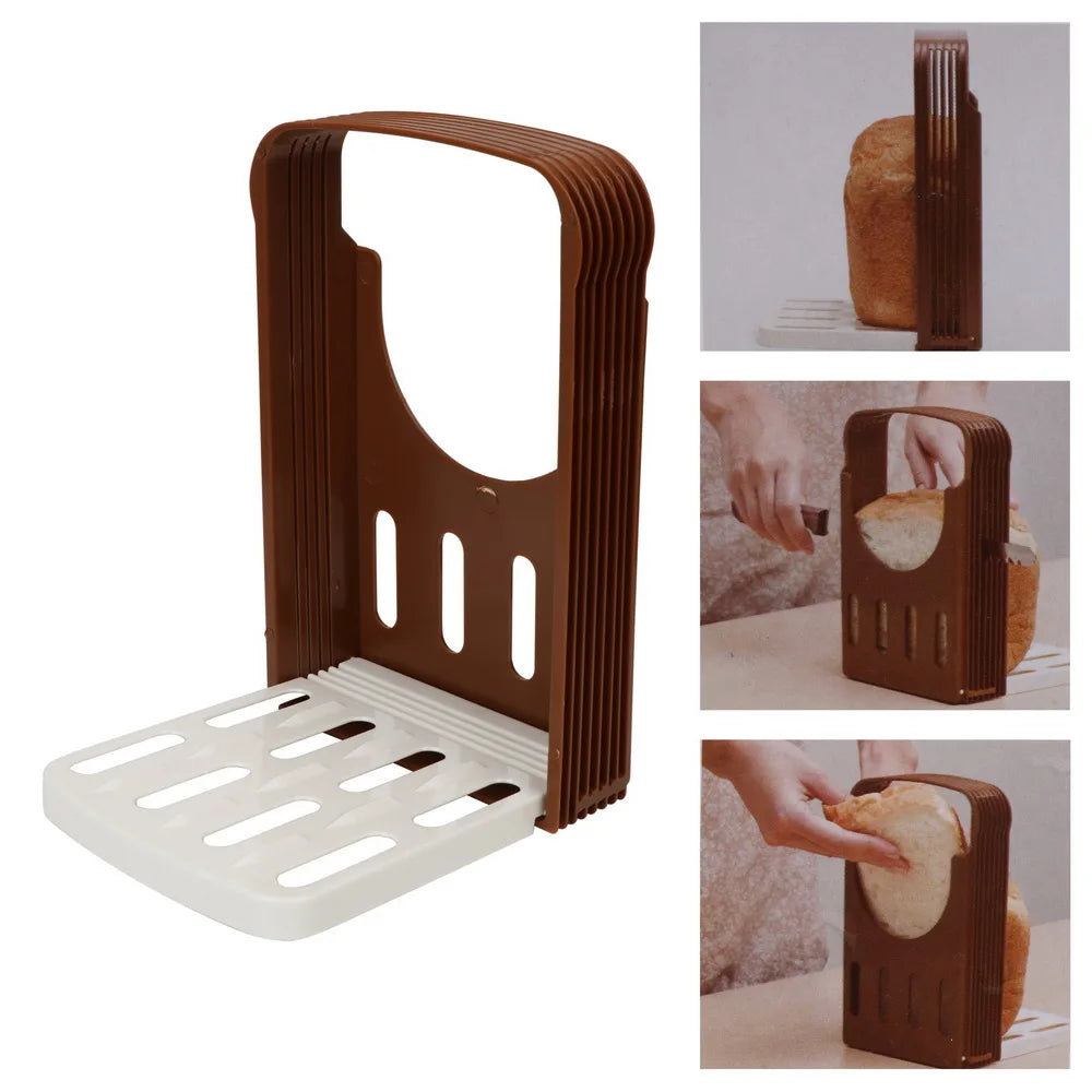 Foldable Bread Slicer Stand – 4 Thickness Settings | NICEYARD Bread Slicer Guide Axl