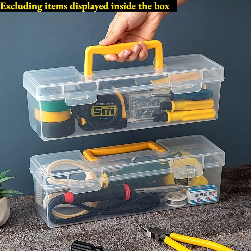 Transparent Multi-Compartment Hardware Parts Organizer Box Parts Organizer Box Axl