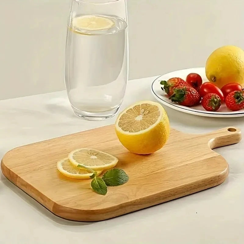 Wooden Cutting Board with Handle – Charcuterie & Cheese Board Wooden Cutting Board Axl