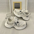Women's Chunky Sneakers – Breathable Mesh Platform Trainers Platform Sneakers Axl WHITE 40
