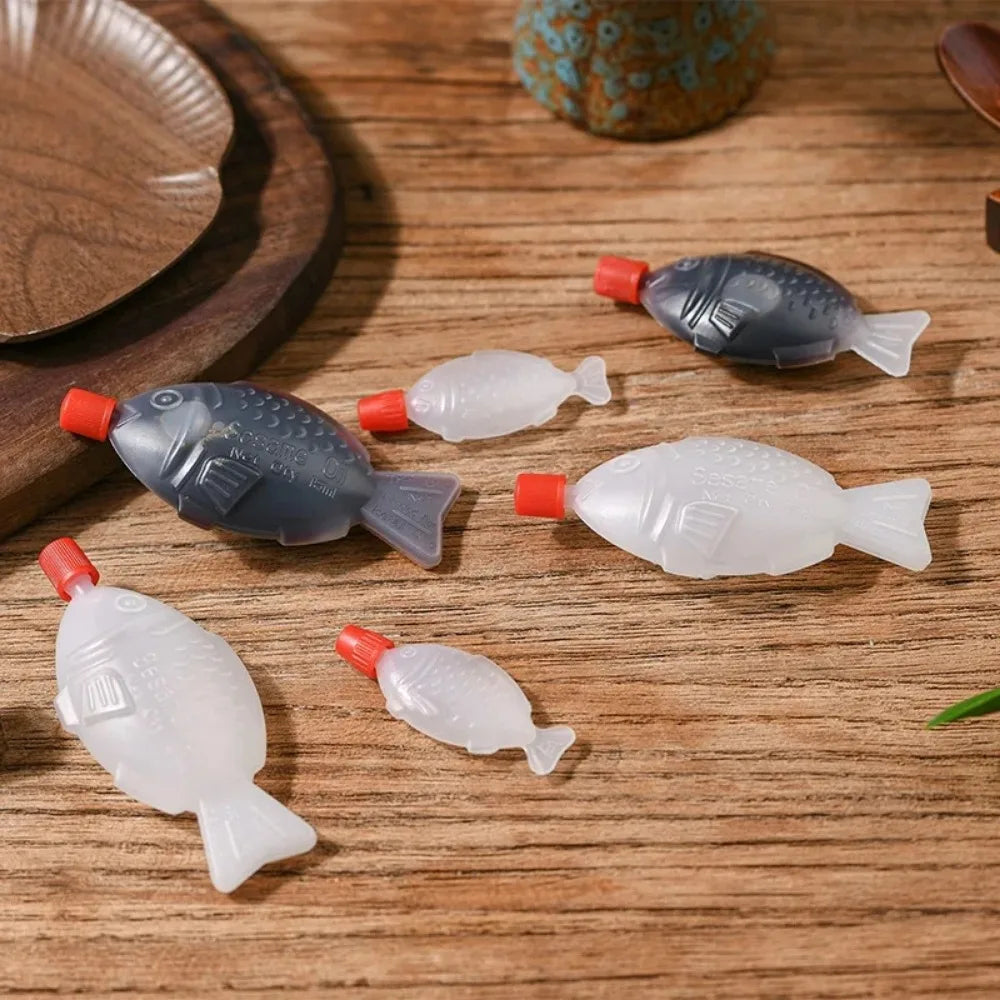 10-Pack Fish-Shaped Soy Sauce Bottles – Mini Sushi Containers Mini Sauce Bottles Axl