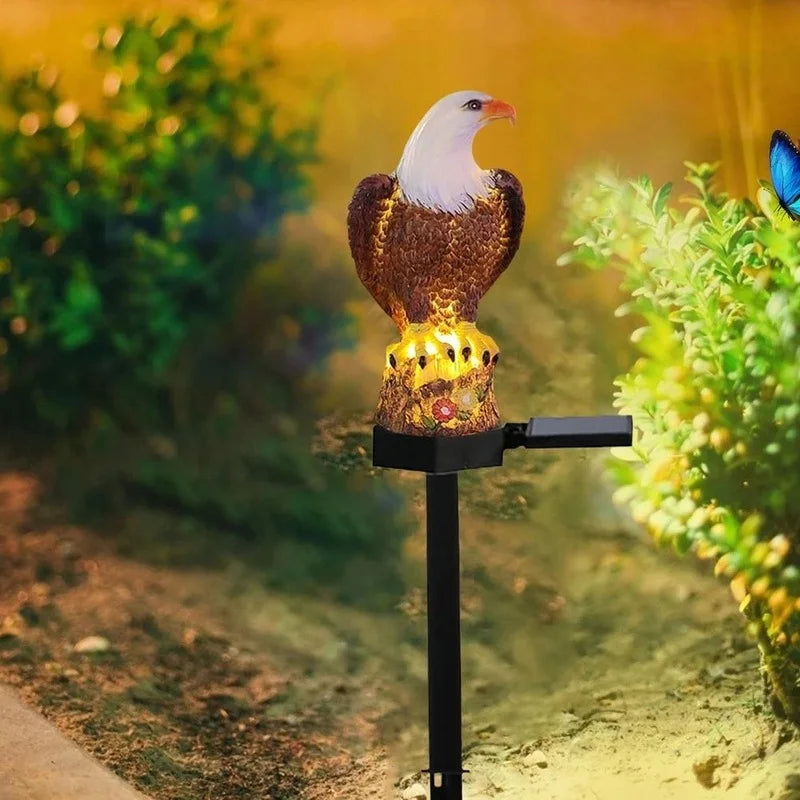 Solar Eagle Garden Statue Light – Waterproof LED Lawn Lamp Solar Garden Light Axl A