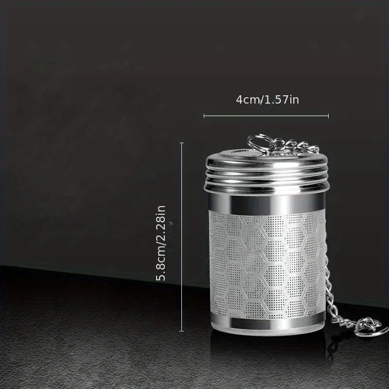 Stainless Steel Ultra Fine Mesh Tea Infuser with Chain Hook Tea Infuser Axl 1pcs