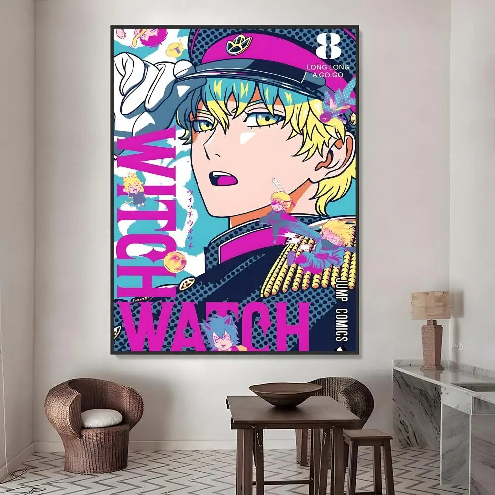 Witch Watch Poster – HD Waterproof PVC Wall Sticker Decor Wall Decal Sticker Axl