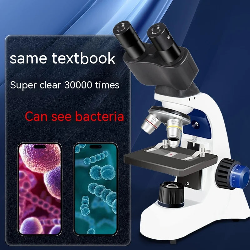 Binocular Biological Microscope 40–1600X High Power HD Binocular Microscope Axl