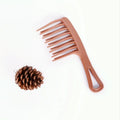 Double Row Wide Tooth Comb for Curly & Long Hair Styling Wide Tooth Comb Axl Rose gold