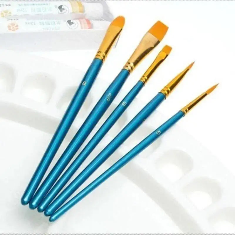 10-Piece Artist Paint Brush Set – Acrylic, Oil & Watercolor Artist Paint Brushes Axl
