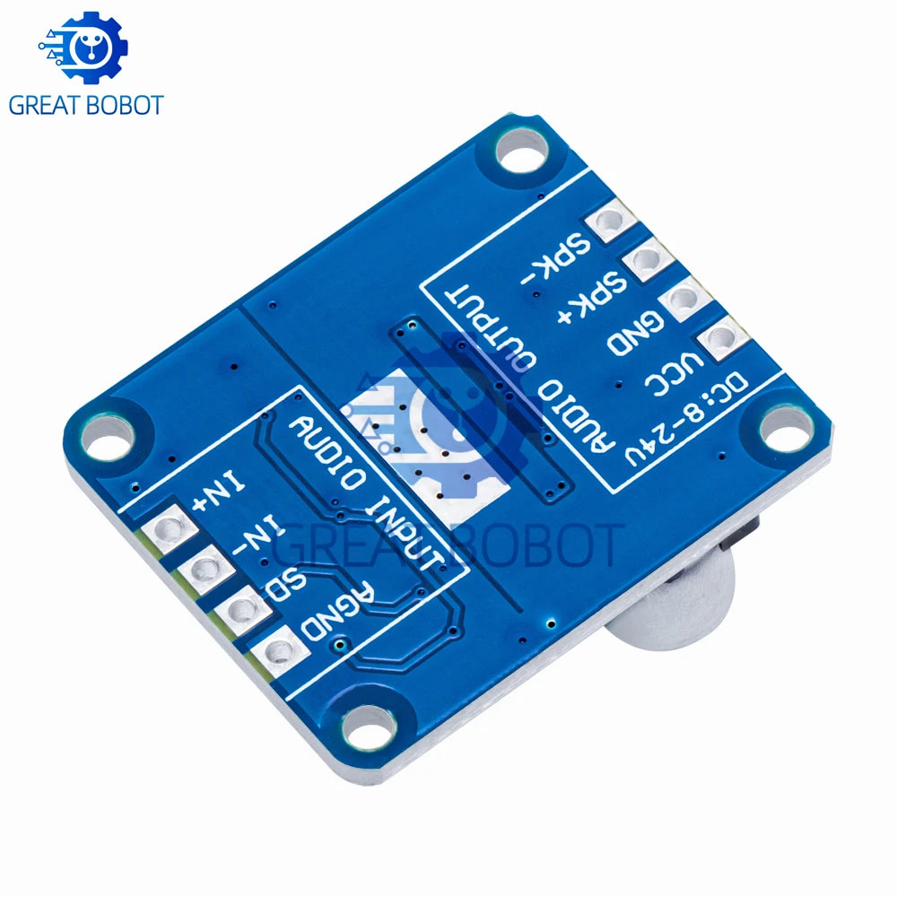 Mono Class D Digital Amplifier Board DC 8–24V 30W–300W 4–8Ω Amplifier Board Axl