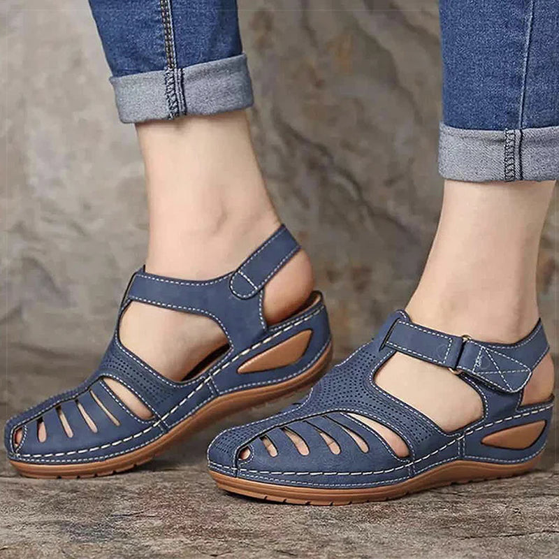 HAJINK Women's Wedge Sandals – Classic Low Platform Summer Shoe Wedge Sandals Axl