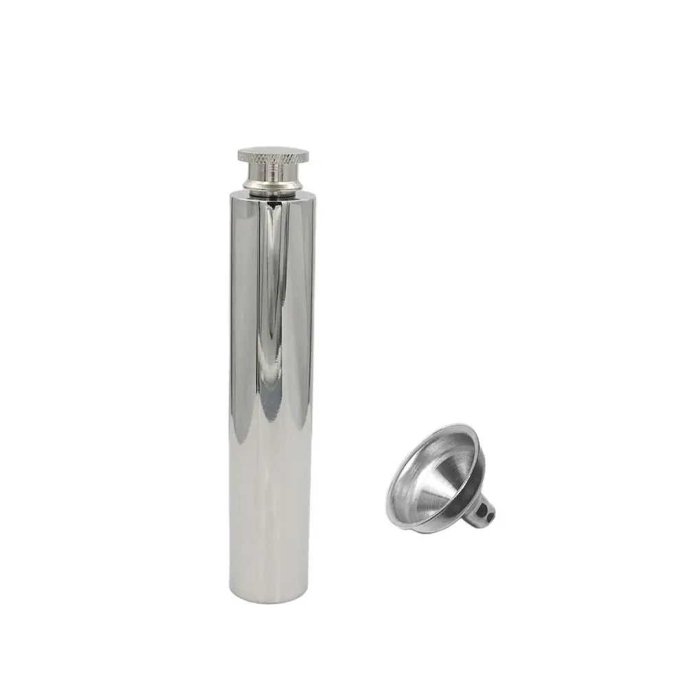 Stainless Steel Tubular Hip Flask 55ml 60ml – Mini Wine Pot Hip Flask Axl