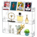 3-Tier Acrylic Trading Card Wall Display Shelf | Clear Organizer Card Display Shelf Axl AECH04-19413