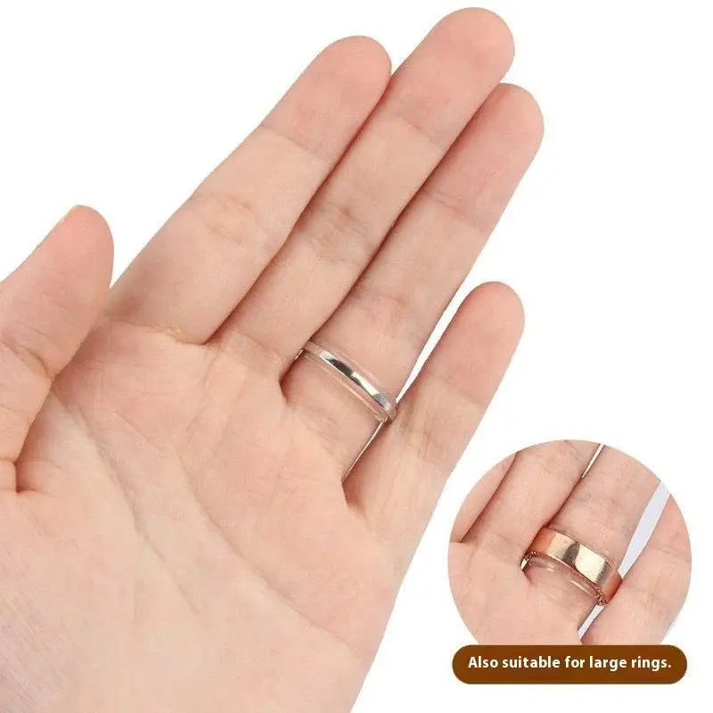 8-Size Silicone Ring Size Adjuster Set – Invisible Clear Resizer Ring Size Adjuster Axl
