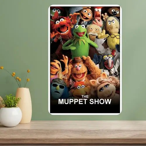Muppet Show Metal Poster Sign – Retro Aluminum Wall Decor Metal Wall Sign Axl aluminum sign aluminum 14x20cm