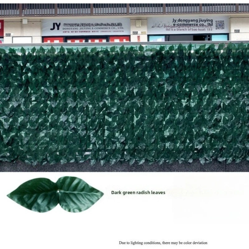 Artificial Ivy Hedge Panel 1x3m | Faux Privacy Fence Screen Artificial Hedge Panel Axl 01-1PCS 50X100m