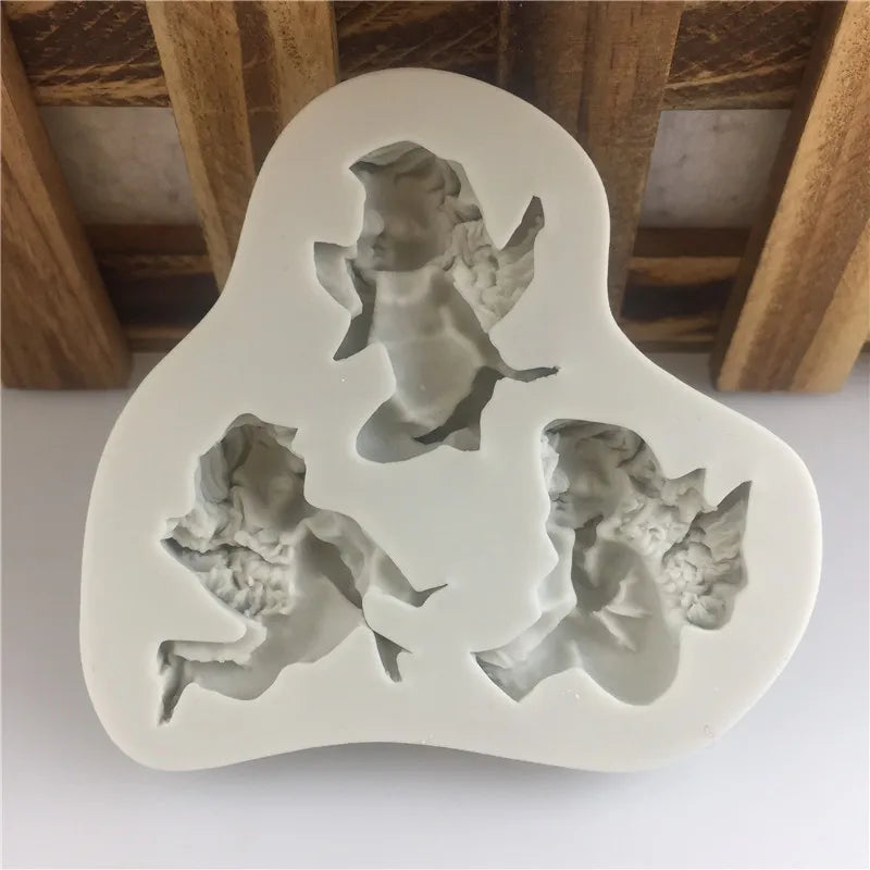 3D Angel Baby Silicone Mold – Fondant, Candy & Cake Decor Silicone Cake Mold Axl
