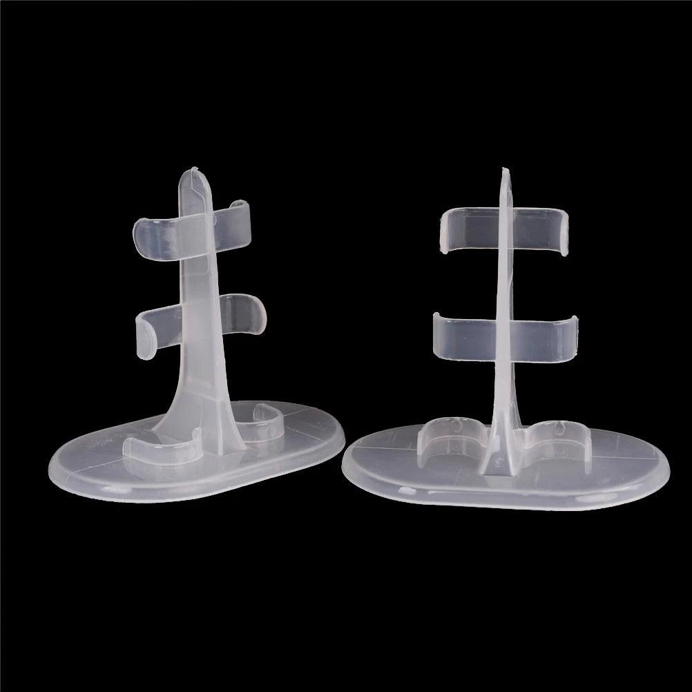 10-Piece Clear Doll Stands – Leg Holders for 24–35cm Dolls Doll Display Stands Axl