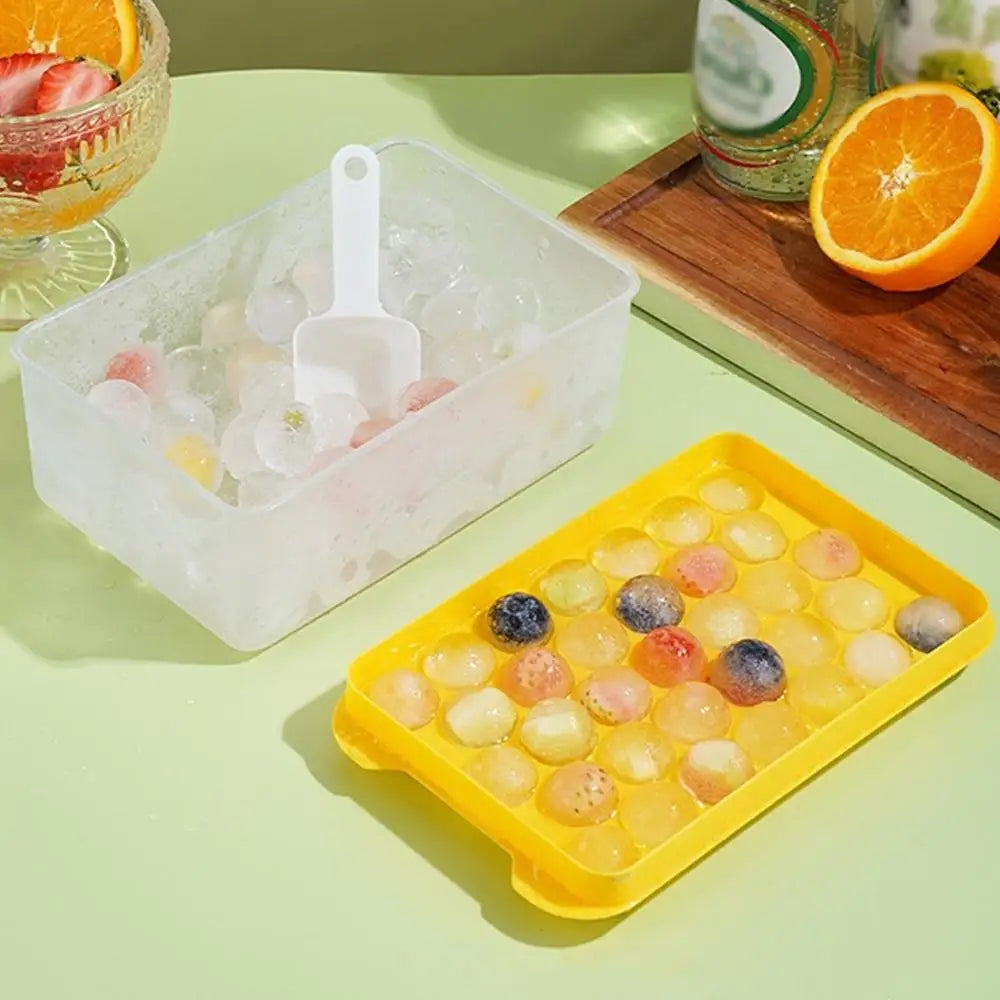 Large Capacity 3-Piece Ice Cube Tray Set – Easy Release Mold Ice Cube Tray Axl