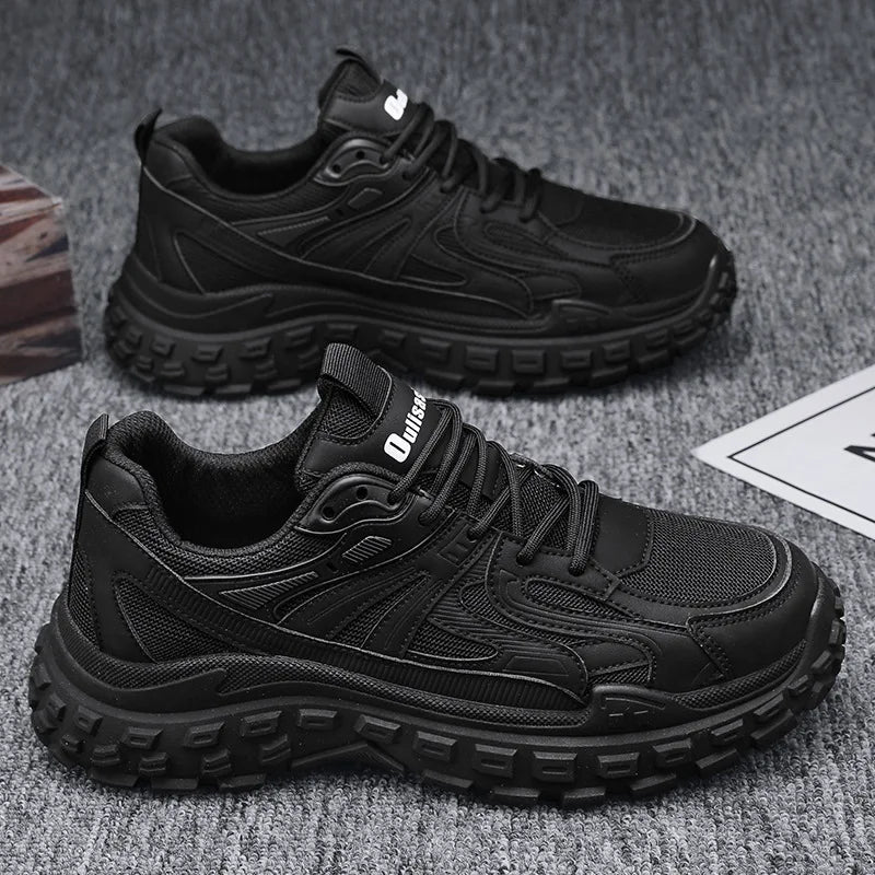 Men's Breathable Low-Top Casual Running Shoes | Rubber Outsole Men's Casual Sneakers Axl