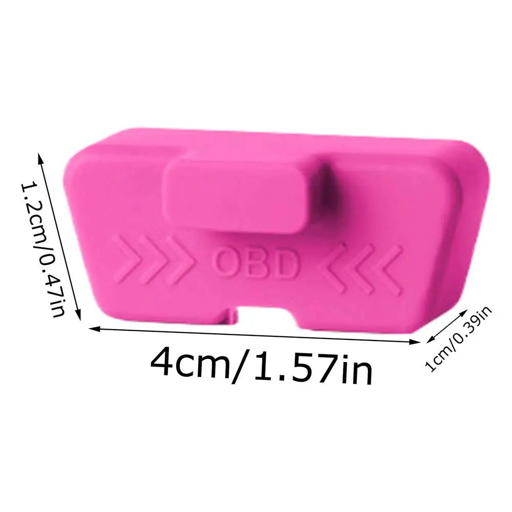 Silicone OBD Port Cover – Waterproof Dustproof Protective Lock OBD Port Cover Axl Purple