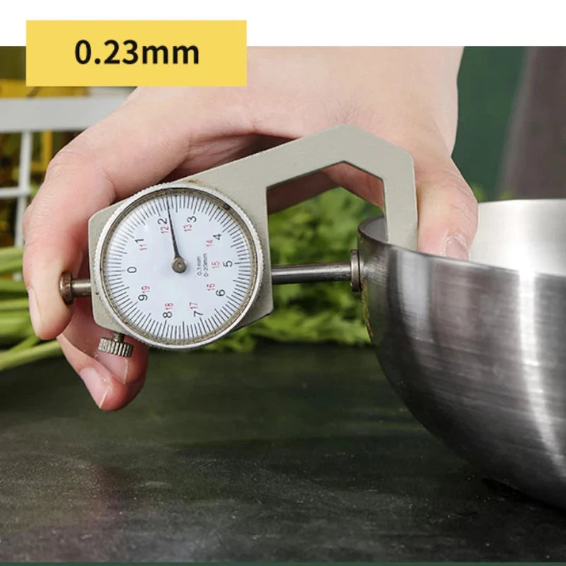 KEMORELA 304 Stainless Steel Uncoated Frying Pan | Gas & Induction Stainless Steel Frying Pan Axl