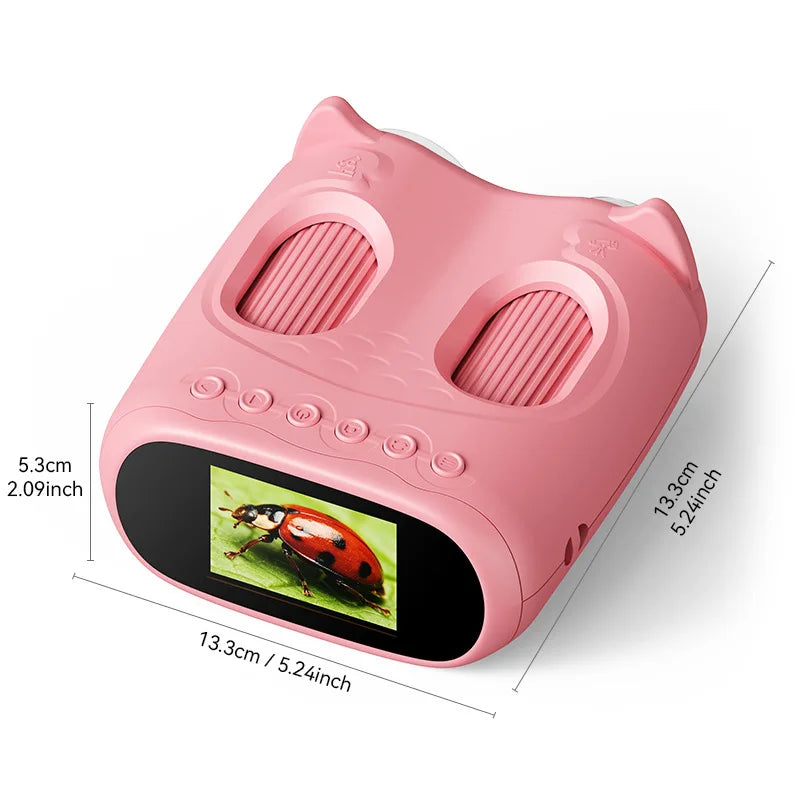 Kids 2-in-1 Microscope & Binoculars Toy – 1000X Magnification Kids Science Toy Axl