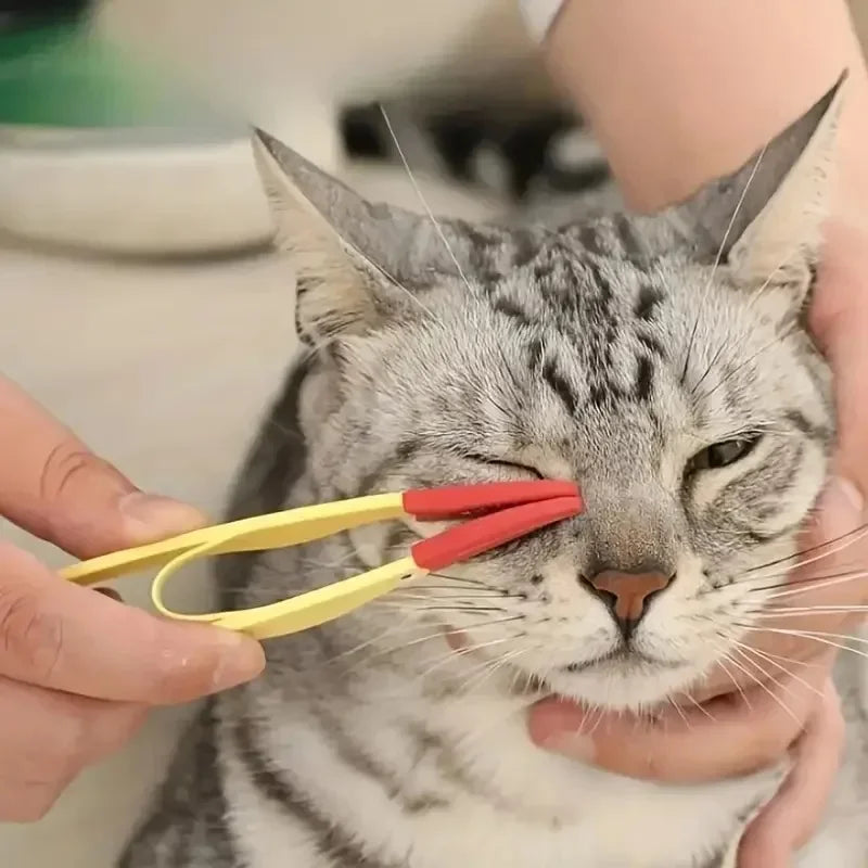 Silicone Pet Eye Cleaning Brush & Tear Mark Comb for Cats & Dogs Pet Grooming Brush Axl