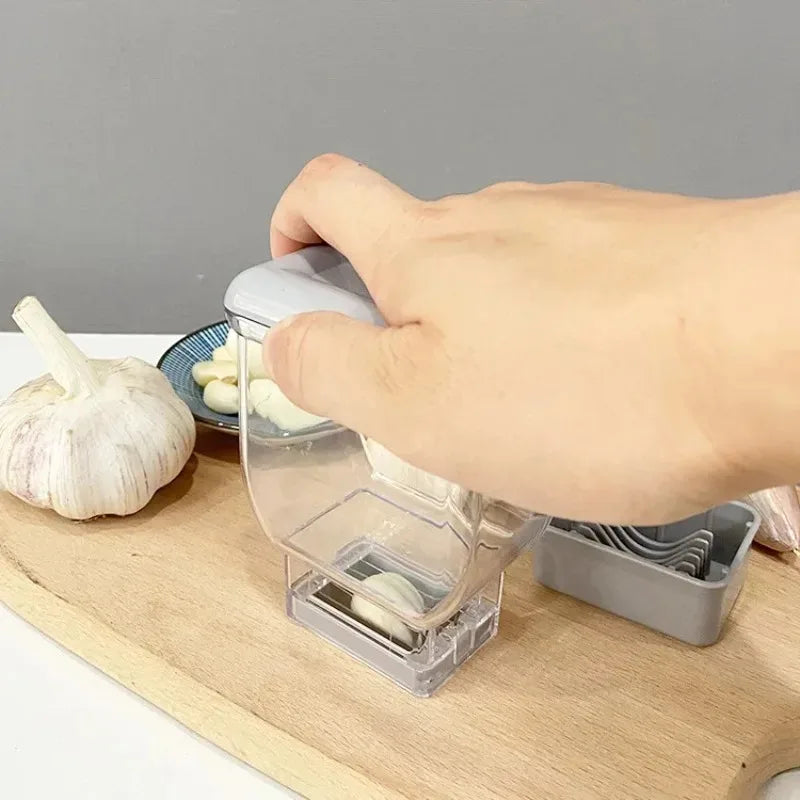 Manual Garlic Press Grinder & Grater – Kitchen Cooking Tool Garlic Press Tool Axl