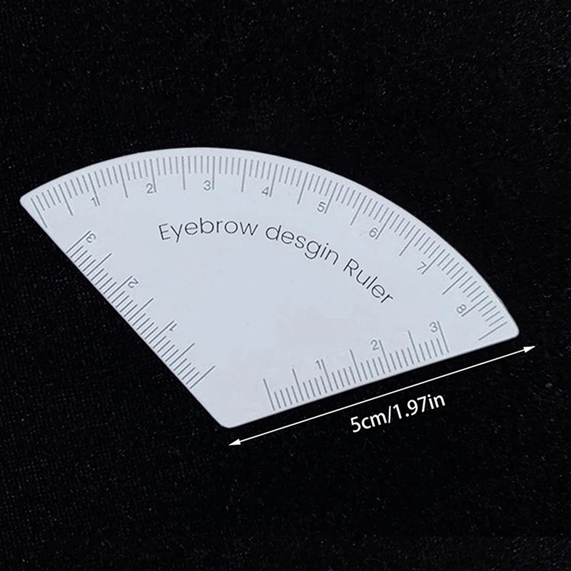 Reusable Eyebrow Mapping Ruler – Microblading Shaping Guide Eyebrow Shaping Ruler Axl