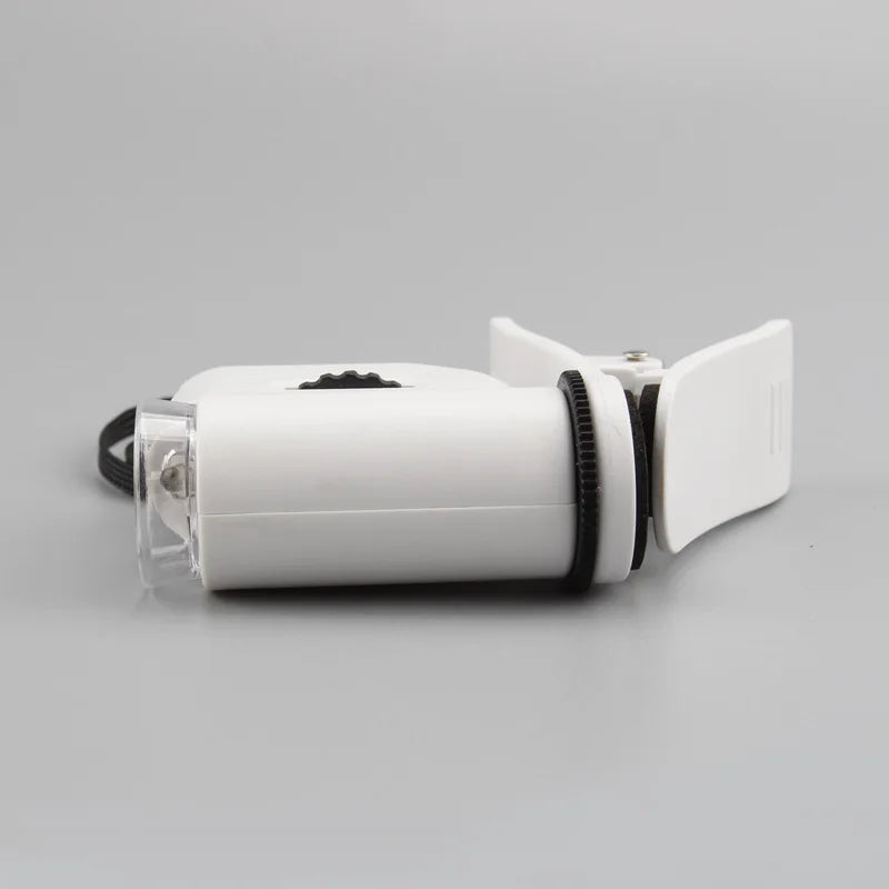 Mini Portable LED Pocket Microscope with Phone Holder Pocket Microscope Axl