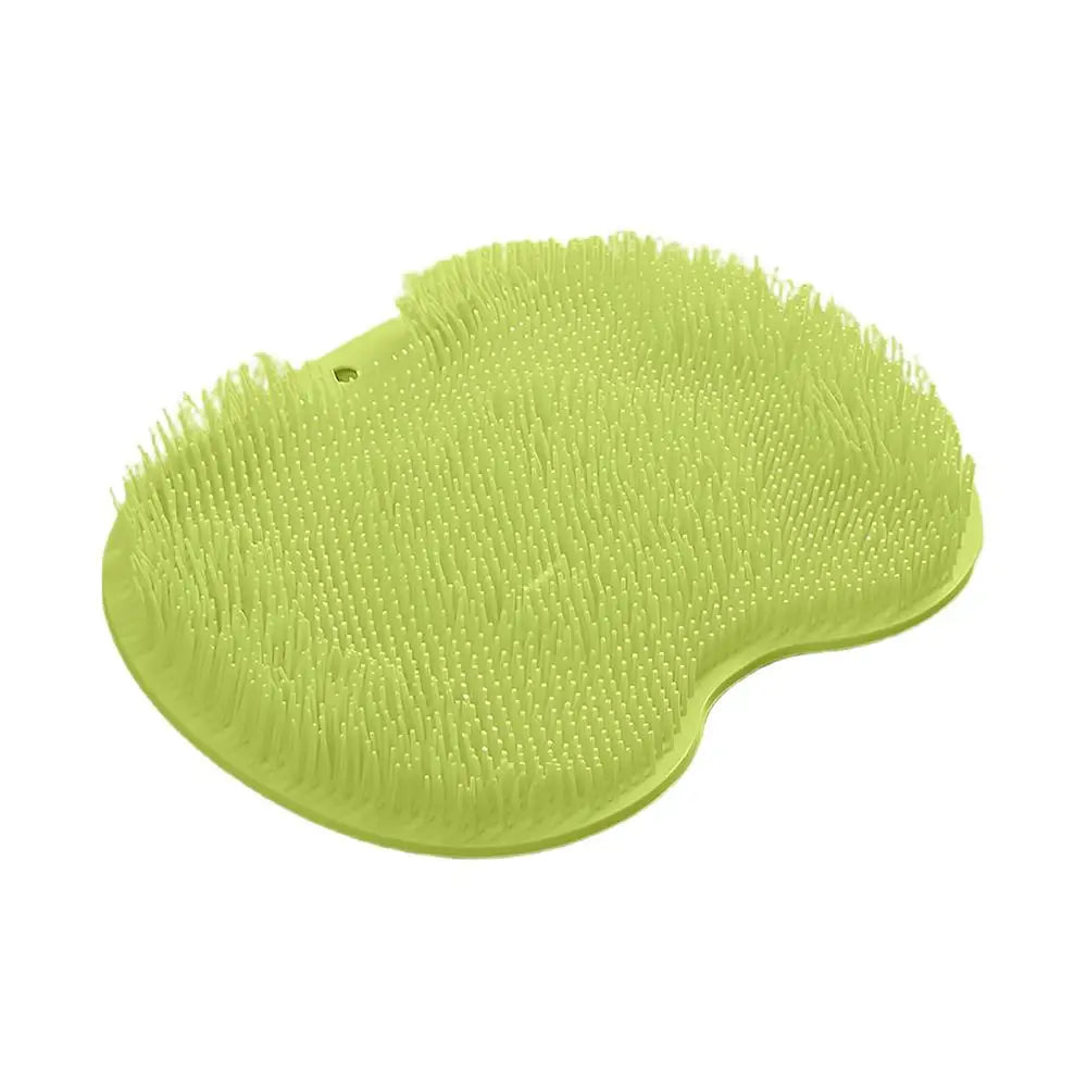 Silicone Shower Foot Scrubber Mat – Non-Slip Bath Massage Silicone Bath Scrubber Axl Green