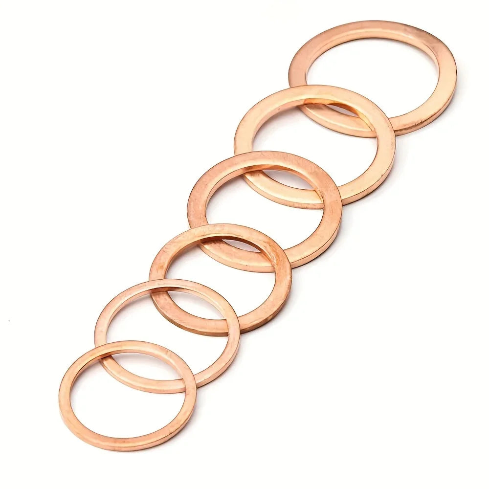 Metal Flat Ring Gasket Sealing Kit – Assorted Component Set Gasket Sealing Kit Axl