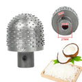 12mm Electric Coconut Grater Head Blade – Heavy Duty Stainless Coconut Grater Blade Axl onesize