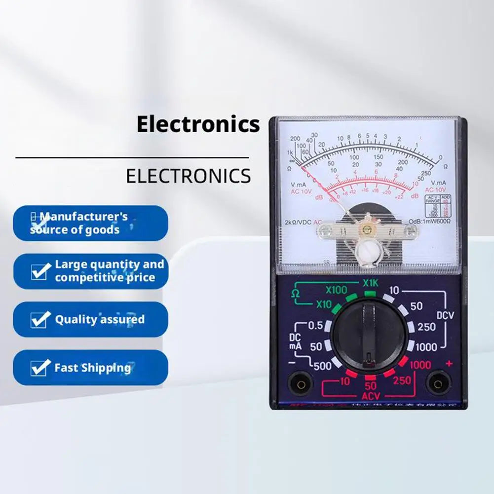 Pocket Analog Multimeter – AC/DC Voltage & Ohm Tester 110A Analog Multimeter Axl