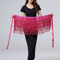 Shiny Sequin Tassel Belly Dance Waist Chain Belt – Women Belly Dance Belt Axl rosered