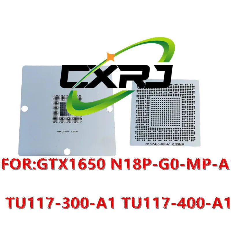 0.55mm Direct Heating Steel Mesh Stencil GPU BGA Reballing BGA Reballing Stencil Axl