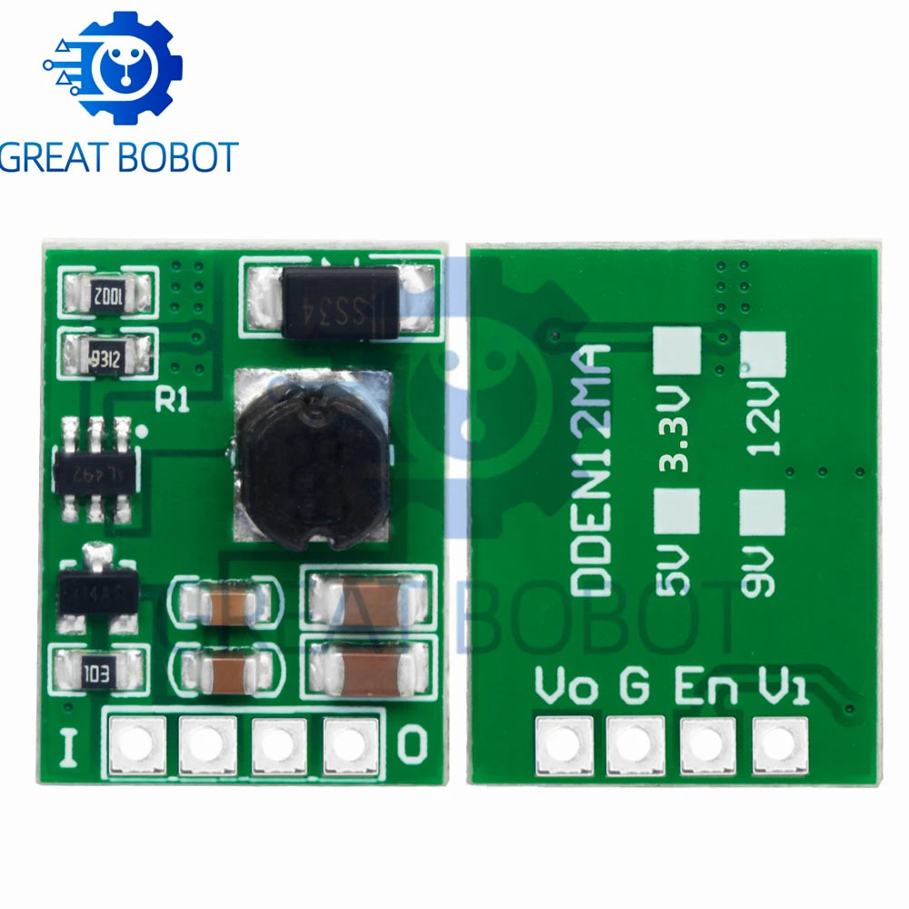 DC-DC Step-Up Boost Converter Module 3V–5V to 5V 9V 12V Boost Converter Module Axl