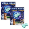 Washing Machine Cleaning Tablets 12/24 Pack – Descaler & Deodorizer Washer Cleaning Tablets Axl 2 Bags