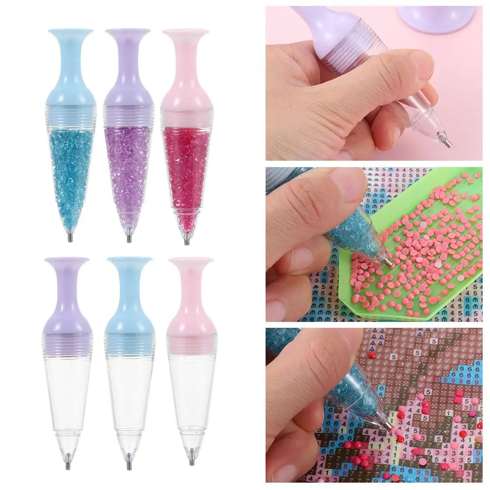 5D Diamond Painting Point Drill Pen – Flower Pot Design Tool Diamond Painting Pen Axl