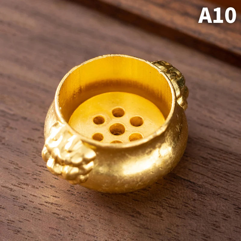 Dragon Turtle Incense Stick Holder – Alloy Lotus Burner Decor Incense Burner Axl A10