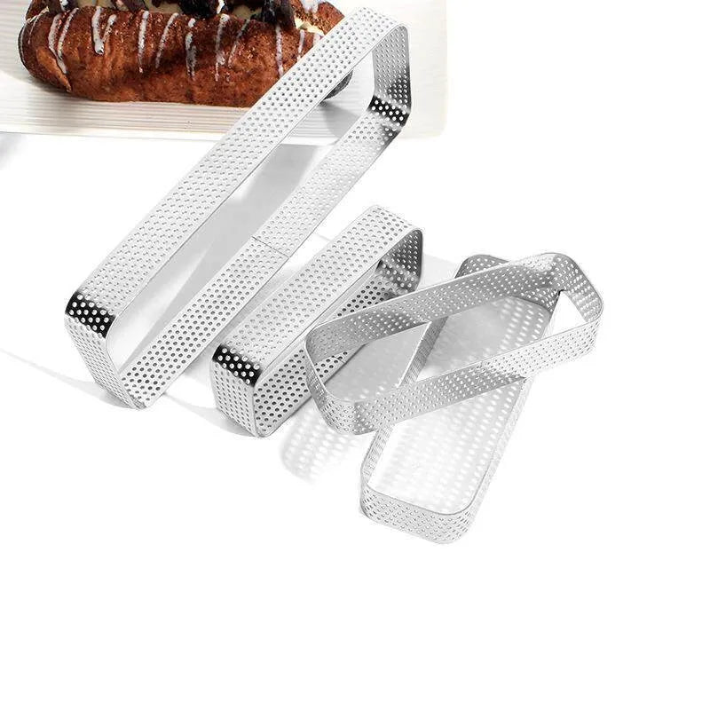 304 Stainless Steel Rectangle Tart Ring & Mousse Cake Mold Cake Ring Mold Axl