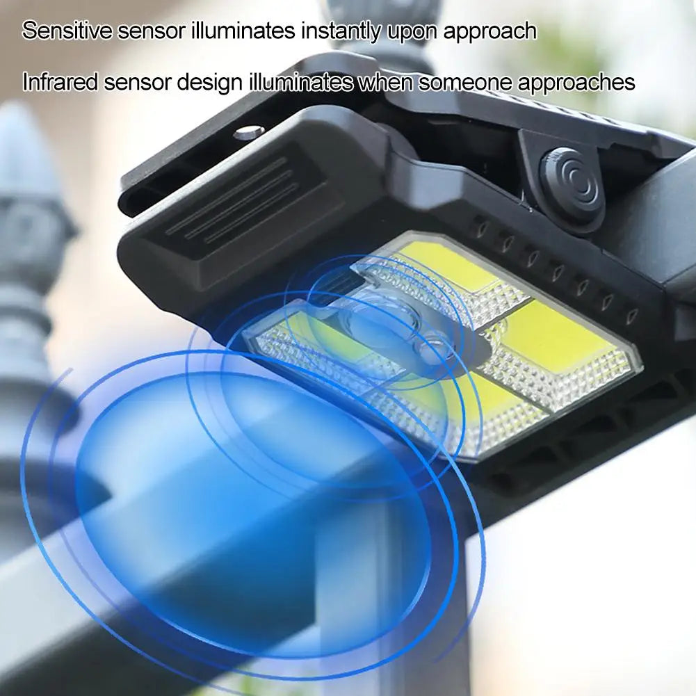Solar Clip Light | Motion Sensor, IP65 Waterproof, 3 Modes Solar Outdoor Light Axl