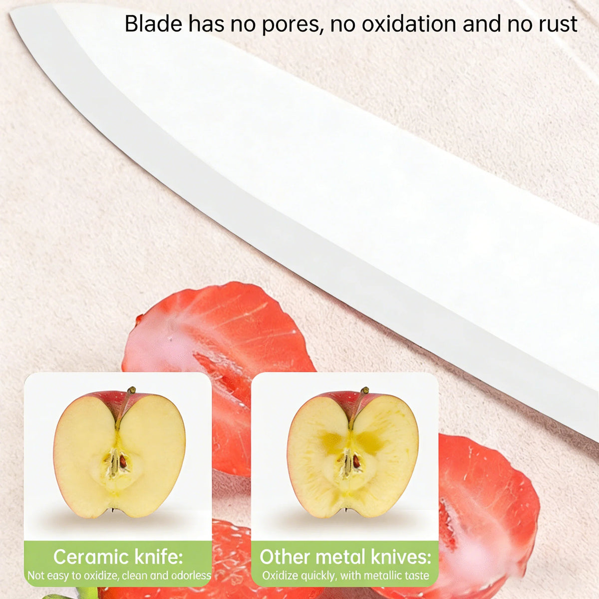 Japanese Ceramic Paring Knife – Sharp Fruit & Veg Kitchen Knife Ceramic Paring Knife Axl