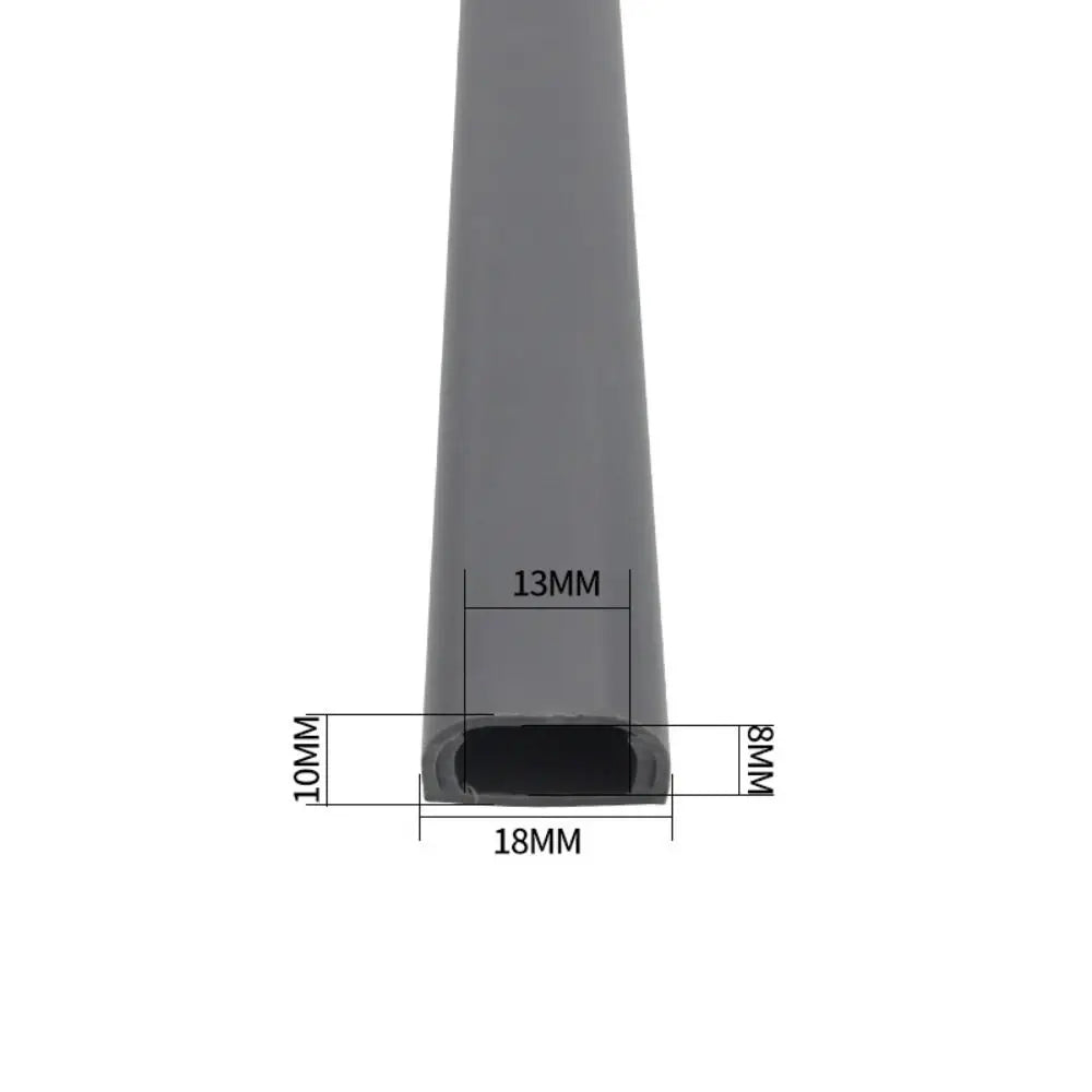 Self-Adhesive Floor Cord Cover – PVC Cable Protector Duct Floor Cord Cover Axl Grey