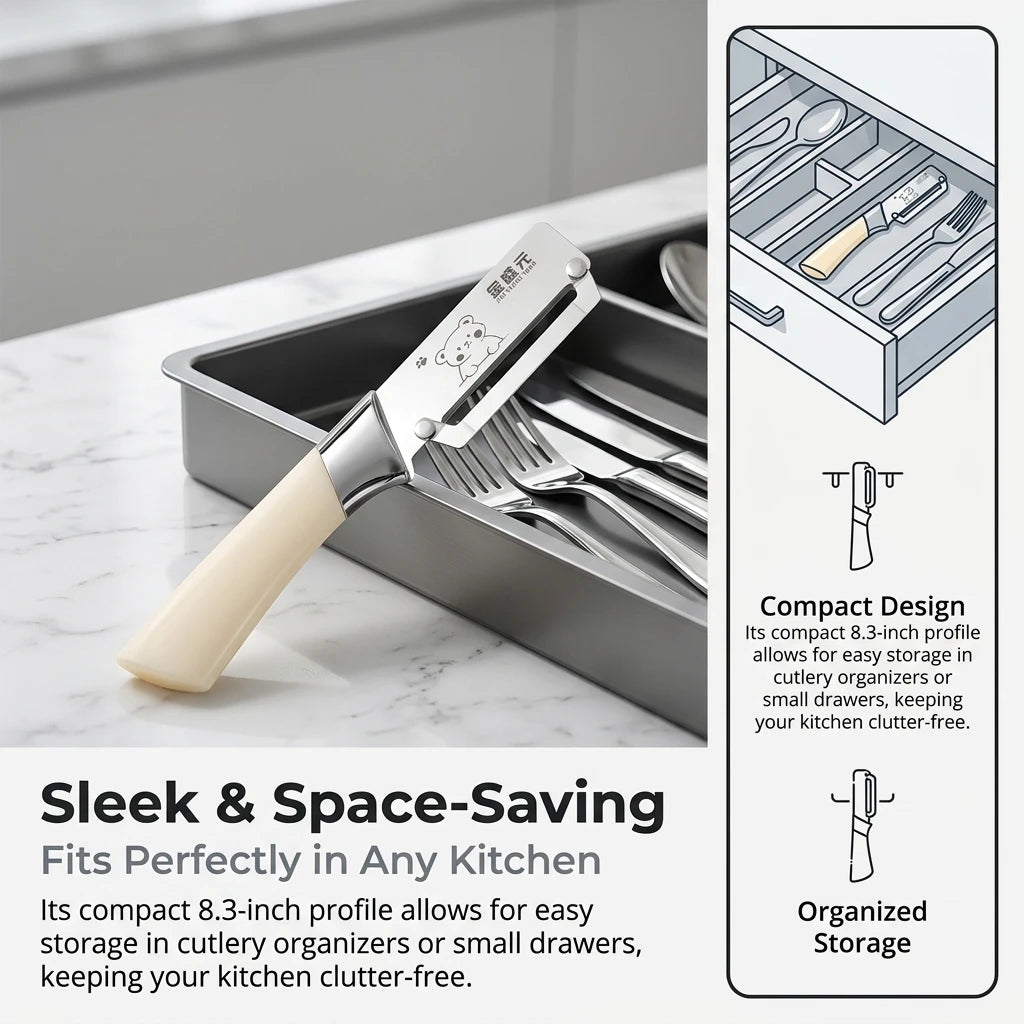 Cute Cartoon Vegetable Peeler – Stainless Steel Kitchen Tool Vegetable Peeler Axl