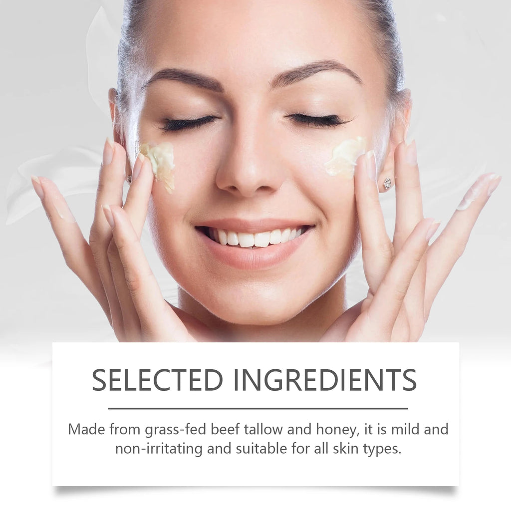 Grass-Fed Beef Tallow Face Cream – Moisturizing & Firming Face Moisturizer Cream Axl