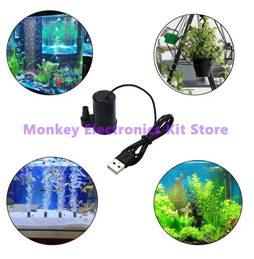DC 3-5V USB Mini Brushless Submersible Water Pump | Aquarium Submersible Water Pump Axl