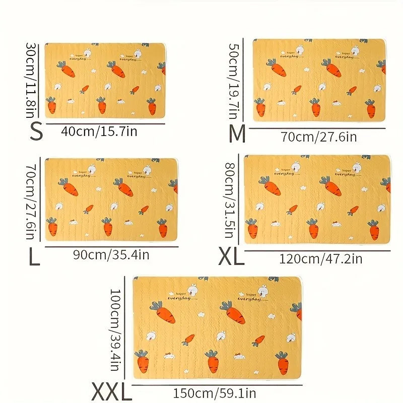 2-Pack Washable Reusable Pet Pads – Cat & Dog Floor Mat Pet Floor Mat Axl