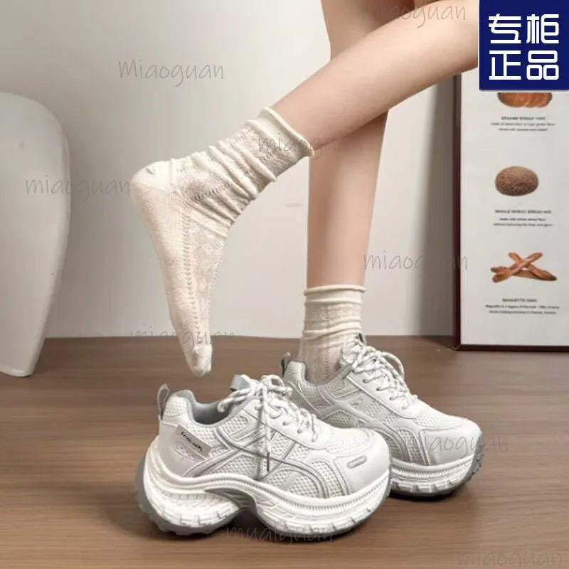 Women's Chunky Sneakers – Breathable Non-Slip Casual Shoes Chunky Sneakers Axl