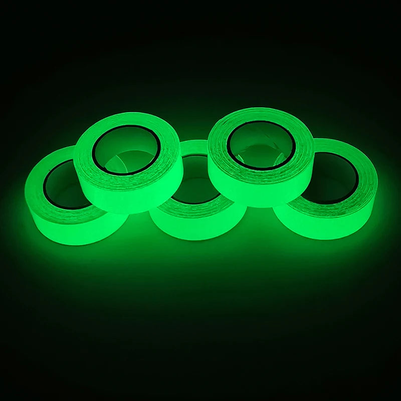 Glow in the Dark Tape | Fluorescent Luminous Safety Tape Luminous Safety Tape Axl 1.2CMx3M Green